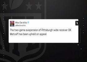 DK Metcalf's two-game suspension has been upheld | 'The Insiders'