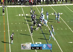 Cam Ward's fastball finds Okonkwo for 16 yards