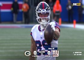 Isaiah Hodgins' 20-yard reception puts Giants in scoring position