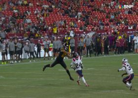 Cole Turner's acrobatic catch goes for 25-yard gain amid heavy contact