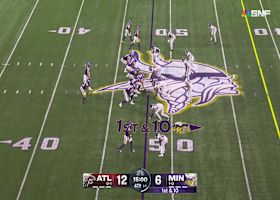 Zach Harrison's strip-sack of McCarthy sparks Falcons' fourth-quarter takeaway