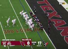 Trey McBride's ninth TD catch of 2025 gets Cardinals on the board vs. Texans