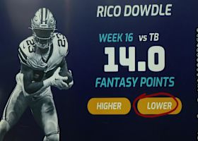 Projections for Rico Dowdle's point total in Week 16 | 'NFL Fantasy Live'