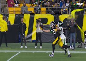 Freiermuth's spectacular catch rating deserves boost after one-handed grab