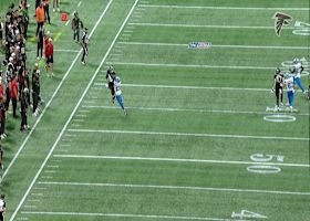 Chris Blair jumps in the air for a 29-yard reception from Stick