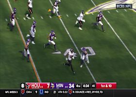 Davis Mills first pass goes for 25-yard catch-and-run gain to Collins