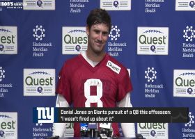 Daniel Jones on Giants considering Round 1 QB in 2024 draft: 'I wasn't fired up about it'