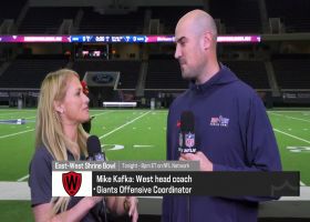 Giants OC Mike Kafka discusses role as coach for 2024 East-West Shrine Bowl