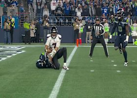 Uchenna Nwosu's sack of Stroud sets Texans up at the 1-yard line for fourth-and-31