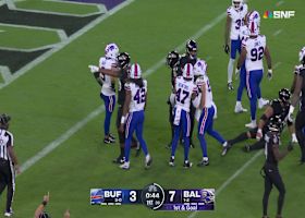 Justice Hill's 14-yard pickup on swing screen puts Ravens at doorstep of end zone