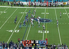 Cam Taylor-Britt intercepts Will Levis' ill-advised pass attempt