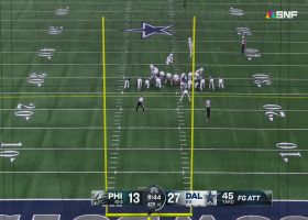 Aubrey's 45-yard FG extends Cowboys' 'SNF' lead to 17 points