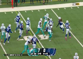 Achane dices up INDY defense for a 15-yard gain