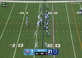 Cam Ward zips 23-yard pass to Chigoziem Okonkwo vs. Colts