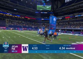 Brenden Rice runs official 4.5-second 40-yard dash at 2024 combine