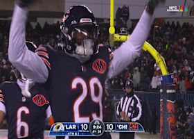 Stevenson goes HORIZONTAL on diving end zone PBU