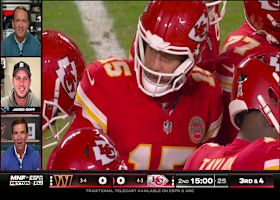 Jared Goff join Peyton and Eli and react to INT | 'ManningCast'