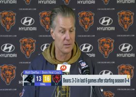 Tyson Bagent, Matt Eberflus react to Bears Week 10 win vs. Panthers