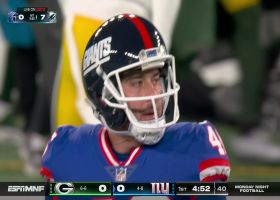 Bullock's 48-yard FG attempt misses wide right on Giants' second drive of 'MNF'