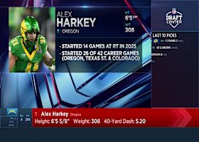 Chargers select Alex Harkey with No. 206 pick in 2026 draft