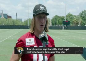 Trevor Lawrence: It'd be 'ideal' to get new Jags deal done 'as soon as you can'