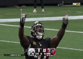 Grady Jarrett absolutely engulfs Fields for 15-yard sack, forcing PIT to punt