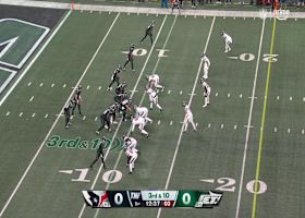 Denico Autry's first sack of 2024 ends Jets' first drive with force