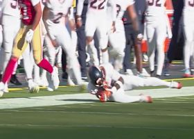 Ja'Quan McMillian goes low on Mac Jones' pass for INT