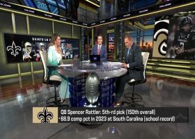Frelund and Baldinger react to Saints' Spencer Rattler selection | 'NFL Total Access'