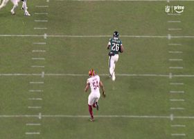 Barkley breaks free for a 43-yard racing reception