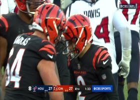 Evan McPherson ties game at 27 with fourth-quarter FG
