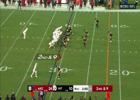 James Conner rumbles forward for 11-yard rush to cap Cards' victory vs. Steelers