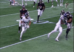 Xavier Restrepo infiltrates Falcons' red zone thanks to wicked juke move in space