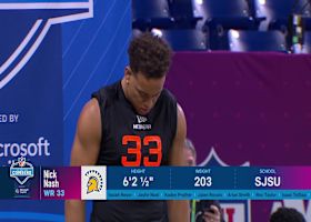Nick Nash runs official 4.57-second 40-yard dash at 2025 combine