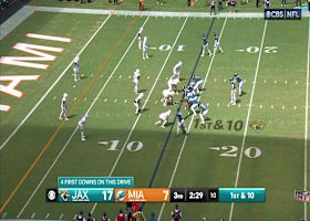 Jevon Holland forces HUGE fumble on goal line to prevent a Jags' TD