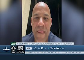 Jason Taylor reacts to his son Mason being drafted by Jets | 'NFL GameDay Final'