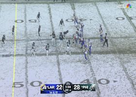 Can't-Miss Play: Nacua soars through snow to catch Stafford's 37-yard strike in the clutch