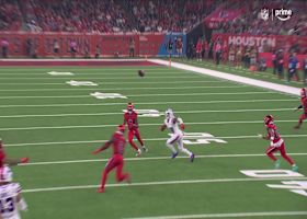 Calen Bullock snags an INT inside Buffalo territory thanks to Azeez Al-Shaair's deflection