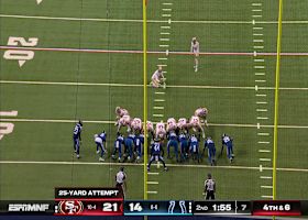 Eddy Piñeiro improves to 26-for-26 on field goals in 2025 after kick vs. Colts
