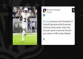 Pelissero: Vikings plan to exercise 5th-year option for WR Jordan Addison | 'The Insiders'