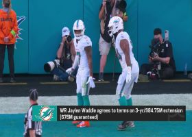 Garafolo: WR Jaylen Waddle reaches three-year, $84.75M extension with Dolphins | 'The Insiders'