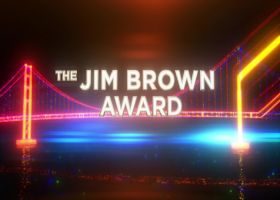 James Cook wins the 2025 Jim Brown award