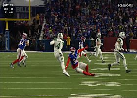 Brady Cook hits the juke button on pump-faking scramble