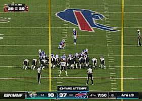 Tyler Bass connects on 43-yard FG to bring Bills point total up to 40