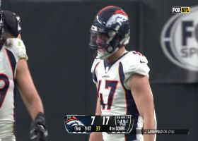 Josey Jewell welcomes Garoppolo to the game with a sack