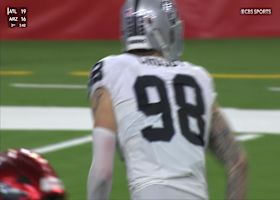 Maxx Crosby's powerful TFL forces Texans into punt formation in third quarter