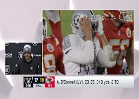 O'Connell breaks down Raiders' game-sealing fumble loss