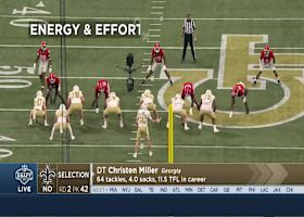 Saints select Christen Miller with No. 42 pick in 2026 draft