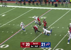 Sean Tucker explodes through Bills defense for 14-yard run