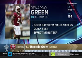 49ers select Renardo Green with No. 64 pick in 2024 draft